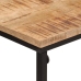 Mesa consola madera maciza de mango y hierro 80x30x74 cm