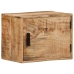 Mesita de noche de pared madera maciza de acacia 40x30x25 cm