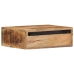 Mesita de noche de pared madera maciza de acacia 40x30x13,5 cm