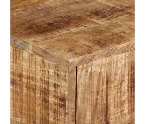 Mesita de noche de pared madera maciza de acacia 40x30x13,5 cm