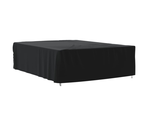 Cubierta para muebles de jardín Oxford 420D negro 350x260x90 cm