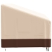 Cubierta de banco de 3 plazas Oxford 600D beige 204x86x48/73 cm