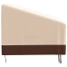 Cubierta de banco de 2 plazas Oxford 600D beige 137x97x48/74 cm