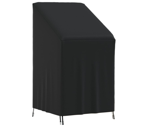 Cubierta para silla de jardín Oxford 420D negro 70x70x85/125 cm