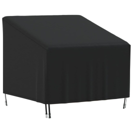 Cubierta para silla de jardín Oxford 420D negro 90x90x50/75 cm