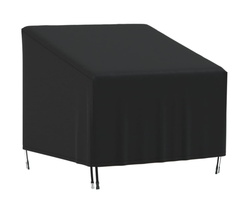 Cubierta para silla de jardín Oxford 420D negro 90x90x50/75 cm