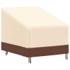 Cubierta para sillón de jardín Oxford 600D beige 79x97x48/74 cm