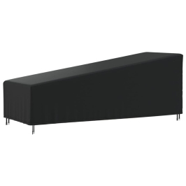 Cubierta para tumbona Oxford 420D negro 210x80x45/75 cm