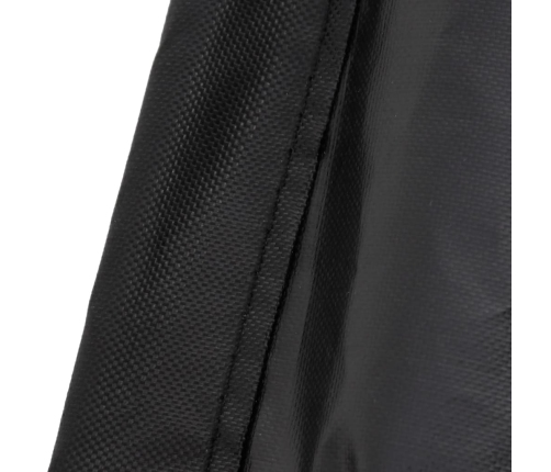 Cubierta para leñero Oxford 420D negro 122x61x106 cm