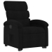 Sillón reclinable elevable tela negro