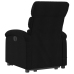 Sillón de masaje eléctrico reclinable elevable tela negro