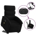 Sillón de masaje eléctrico reclinable elevable tela negro