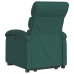 Sillón masaje eléctrico reclinable elevable tela verde oscuro