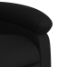 Sillón reclinable elevable cuero artificial negro