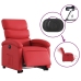 Sillón elevable eléctrico cuero artificial rojo