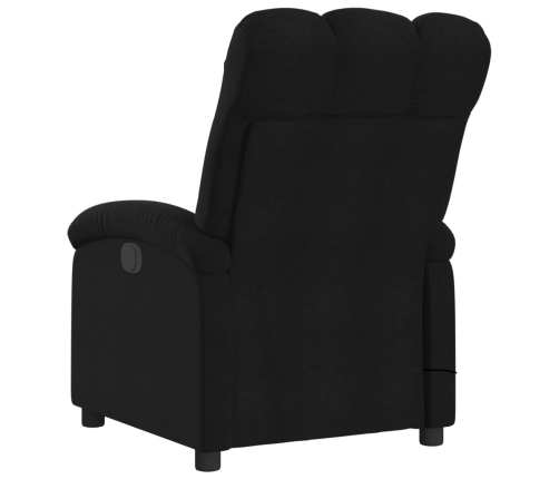 Sillón reclinable de masaje eléctrico tela negro