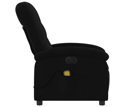 Sillón reclinable de masaje eléctrico tela negro