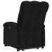 Sillón de masaje eléctrico reclinable elevable tela negro