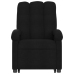 Sillón de masaje eléctrico reclinable elevable tela negro