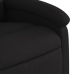 Sillón reclinable de masaje eléctrico tela negro