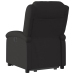 Sillón reclinable elevable tela negro