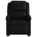 Sillón reclinable elevable cuero artificial negro