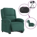 Sillón eléctrico reclinable elevable de terciopelo verde oscuro