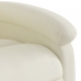 Sillón reclinable de masaje eléctrico elevable terciopelo crema