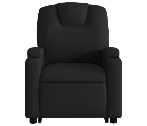 Sillón de masaje eléctrico reclinable elevable tela negro