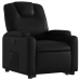 Sillón reclinable elevable cuero artificial negro