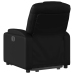 Sillón reclinable elevable cuero artificial negro