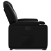 Sillón reclinable elevable cuero artificial negro