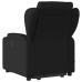 Sillón de masaje eléctrico reclinable elevable tela negro