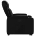 Sillón reclinable elevable cuero artificial negro