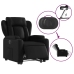 Sillón reclinable y elevable eléctrico cuero sintético negro