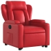 Sillón elevable eléctrico cuero artificial rojo