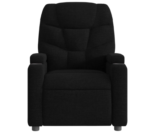 Sillón reclinable de masaje eléctrico tela negro