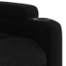 Sillón reclinable elevable tela negro