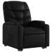 Sillón reclinable elevable cuero artificial negro