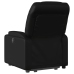 Sillón reclinable y elevable eléctrico cuero sintético negro