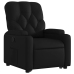 Sillón reclinable elevable cuero artificial negro