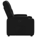 Sillón reclinable elevable cuero artificial negro