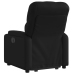 Sillón reclinable y elevable eléctrico cuero sintético negro