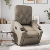 Sillón elevable eléctrico cuero artificial capuchino