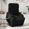 Sillón de masaje elevable eléctrico cuero sintético negro