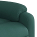 Sillón reclinable eléctrico tela verde oscuro