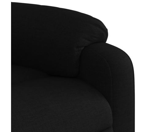 Sillón reclinable de masaje eléctrico tela negro