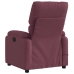 Sillón reclinable de masaje eléctrico tela morado