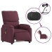 Sillón reclinable de masaje eléctrico tela morado