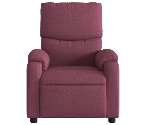 Sillón reclinable de masaje eléctrico tela morado